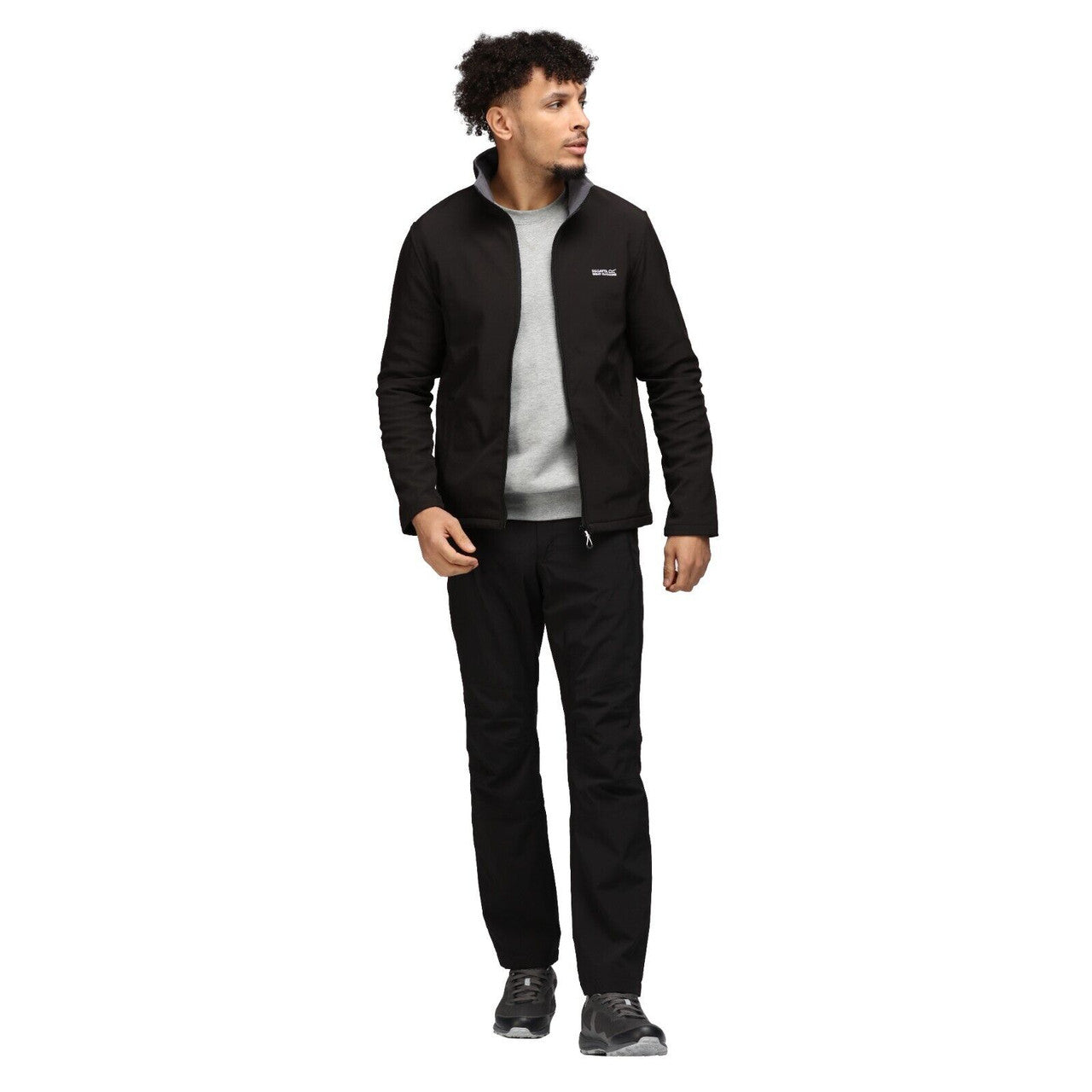 Regatta Mens Cera V Softshell Jacket Black