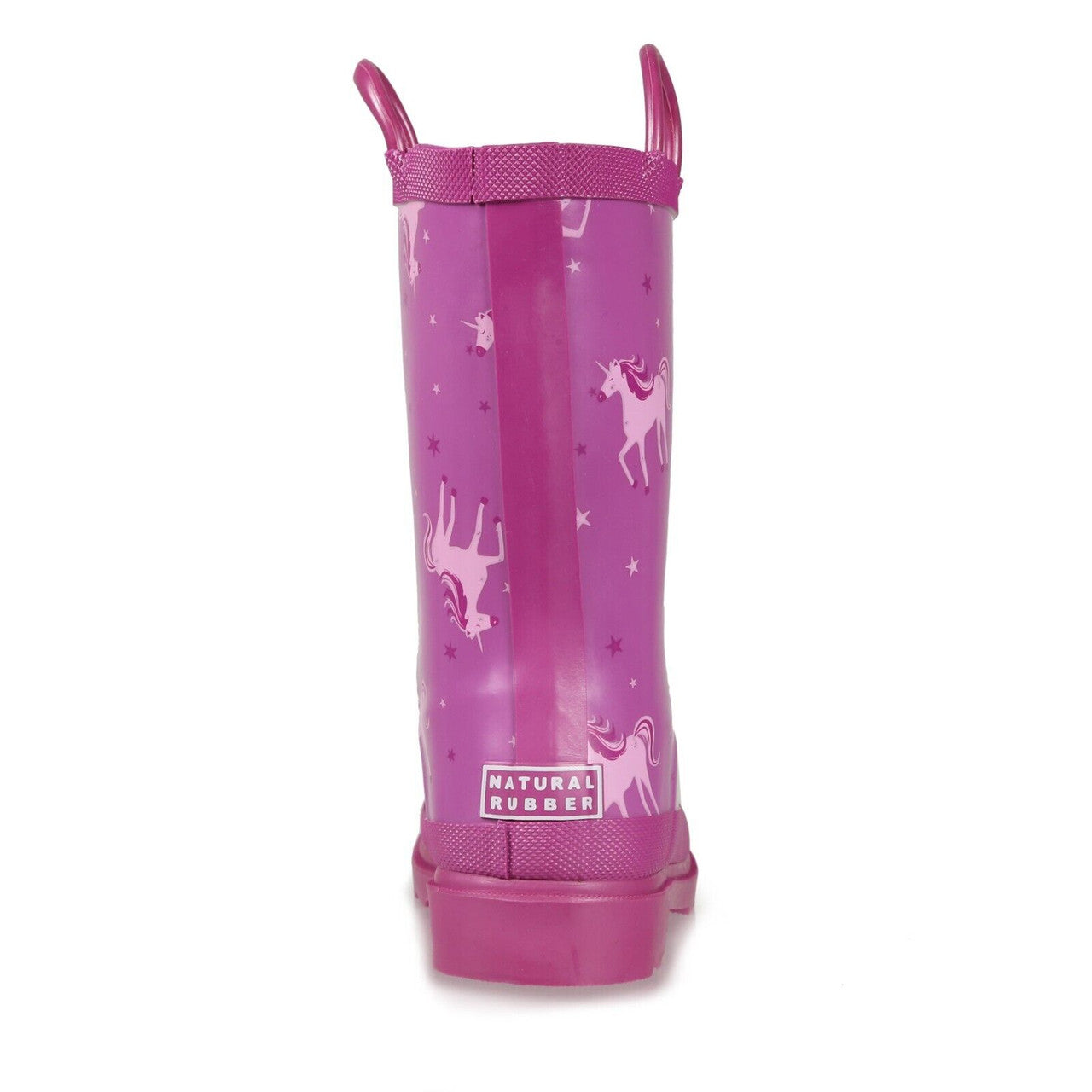 Regatta Minnow Kids Boys Girls Waterproof Wellington Boots Pink Unicorn