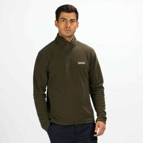 Regatta Thompson Light Weight Micro Fleece Half Zip Washable Quick Dry Top S-3XL