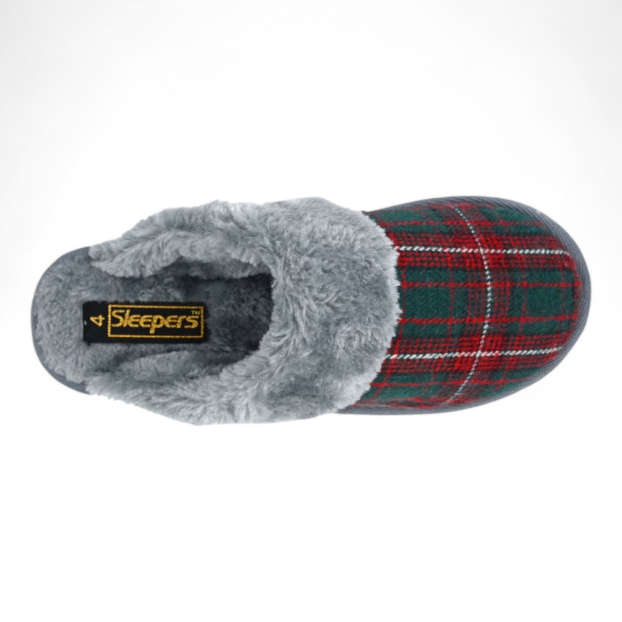 Sleepers Slip On Warm Mule Slippers Red - Renna Clothing