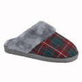 Sleepers Slip On Warm Mule Slippers Red - Renna Clothing