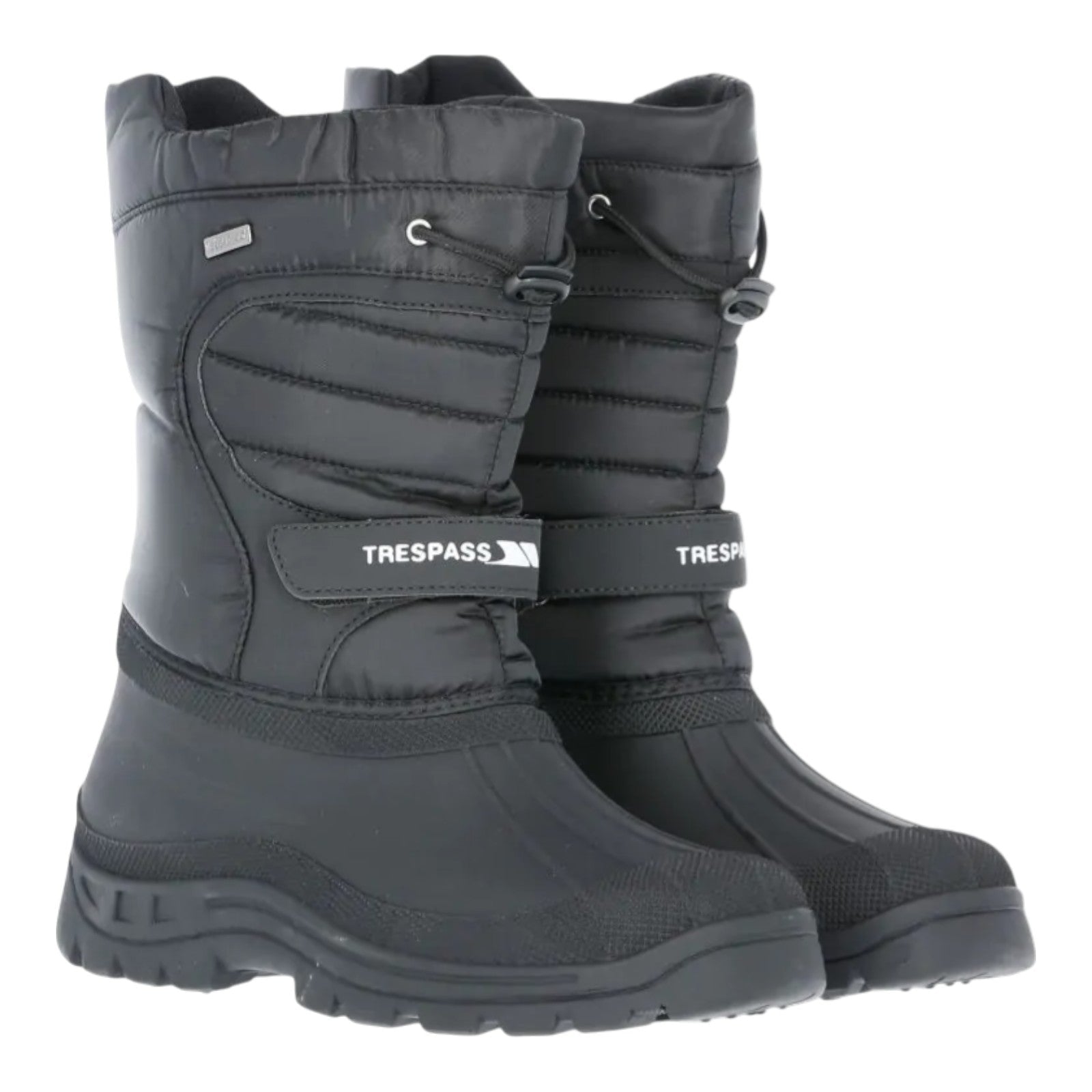 Trespass Dodo Unisex Snow Boots Black - Renna Clothing
