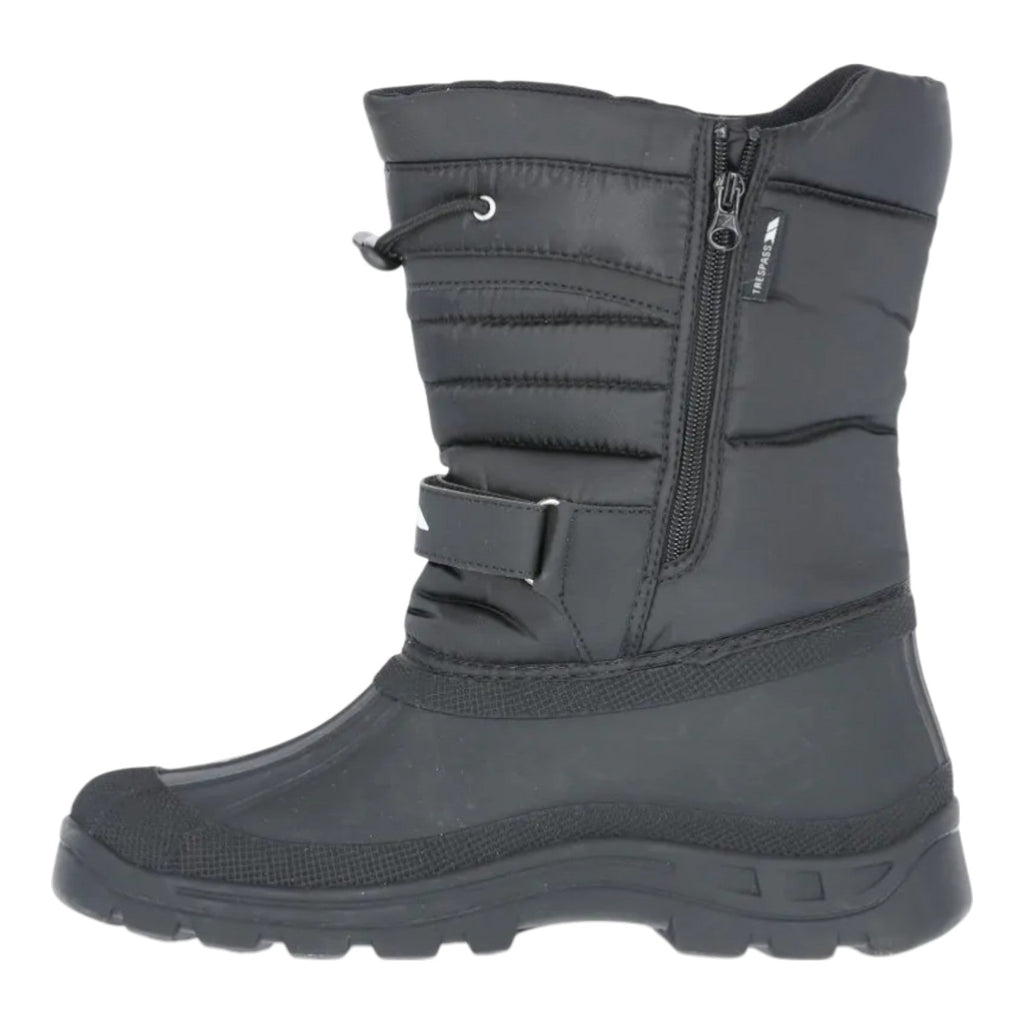 Trespass Dodo Unisex Snow Boots Black - Renna Clothing