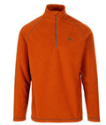 Trespass Men's Keynote Lightweight Half Zip Fleece Burnt Orange - Renna Clothing