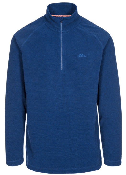 Trespass Men's Keynote Lightweight Half Zip Fleece Dark Navy - Renna Clothing