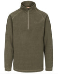 Trespass Men's Keynote Lightweight Half Zip Fleece Moss - Renna Clothing