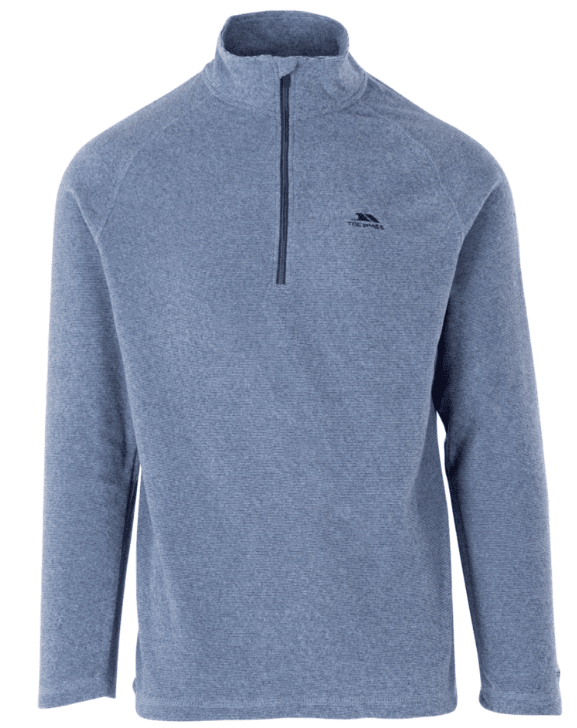 Trespass Men's Keynote Lightweight Half Zip Fleece Navy - Renna Clothing