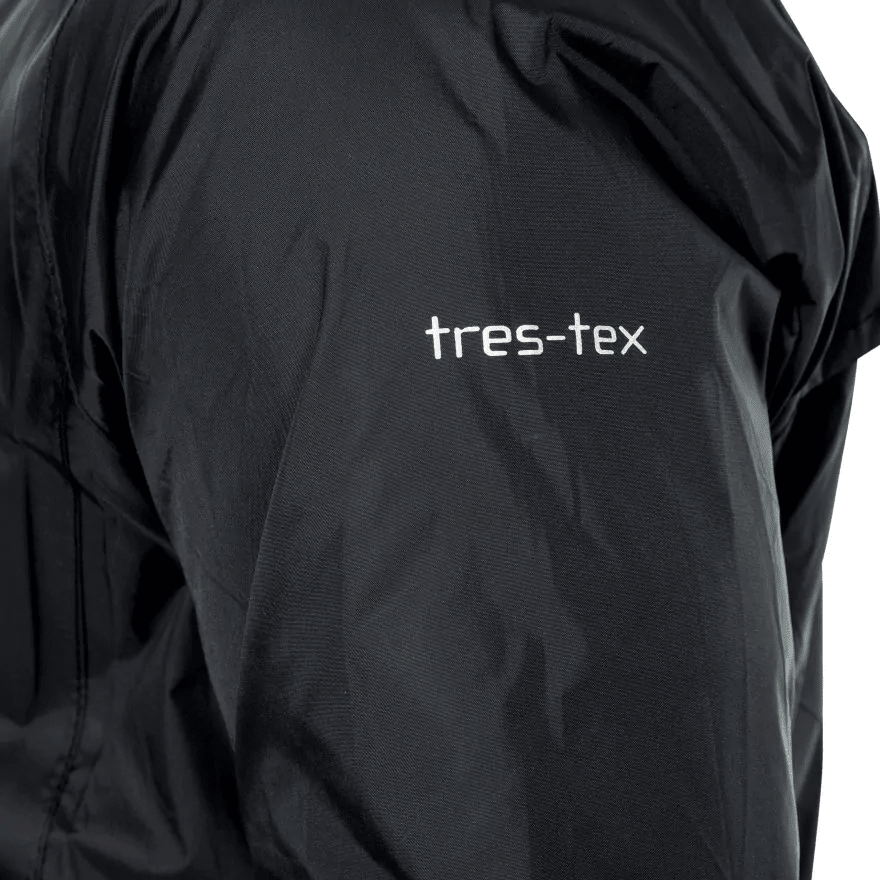 Trespass Unisex Qikpak Packable Waterproof Jacket Black - Renna Clothing