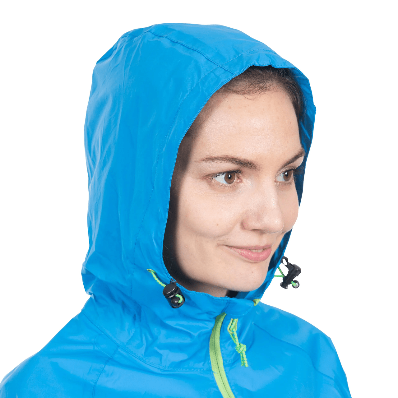 Trespass Unisex Qikpak Packable Waterproof Jacket Cobalt Blue - Renna Clothing