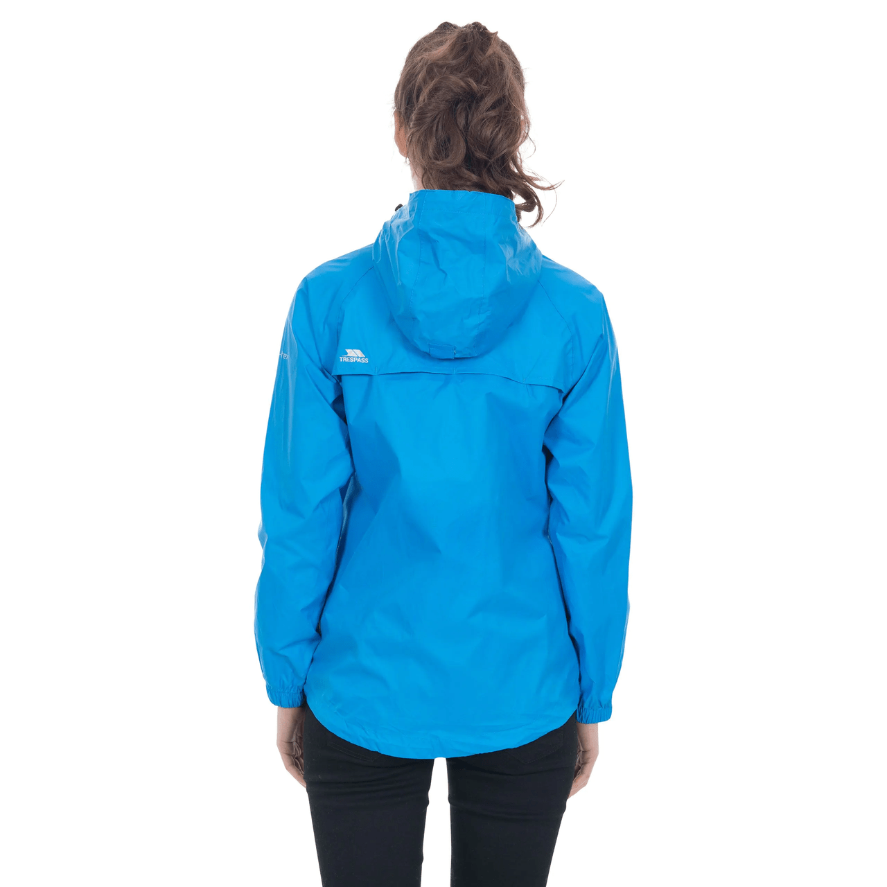 Trespass Unisex Qikpak Packable Waterproof Jacket Cobalt Blue - Renna Clothing