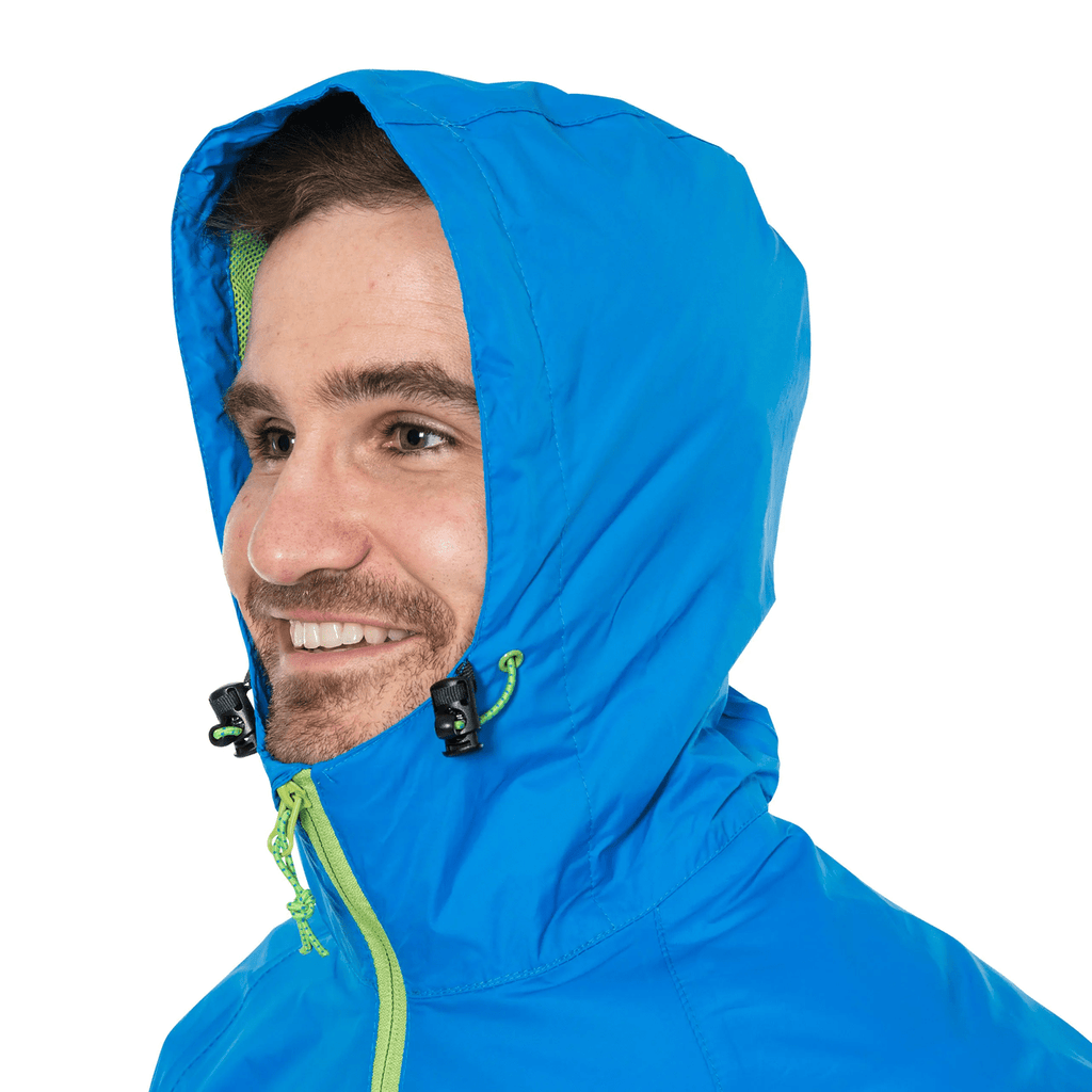 Trespass Unisex Qikpak Packable Waterproof Jacket Cobalt Blue - Renna Clothing