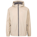 Trespass Unisex Qikpak Packable Waterproof Jacket Oat Beige - Renna Clothing