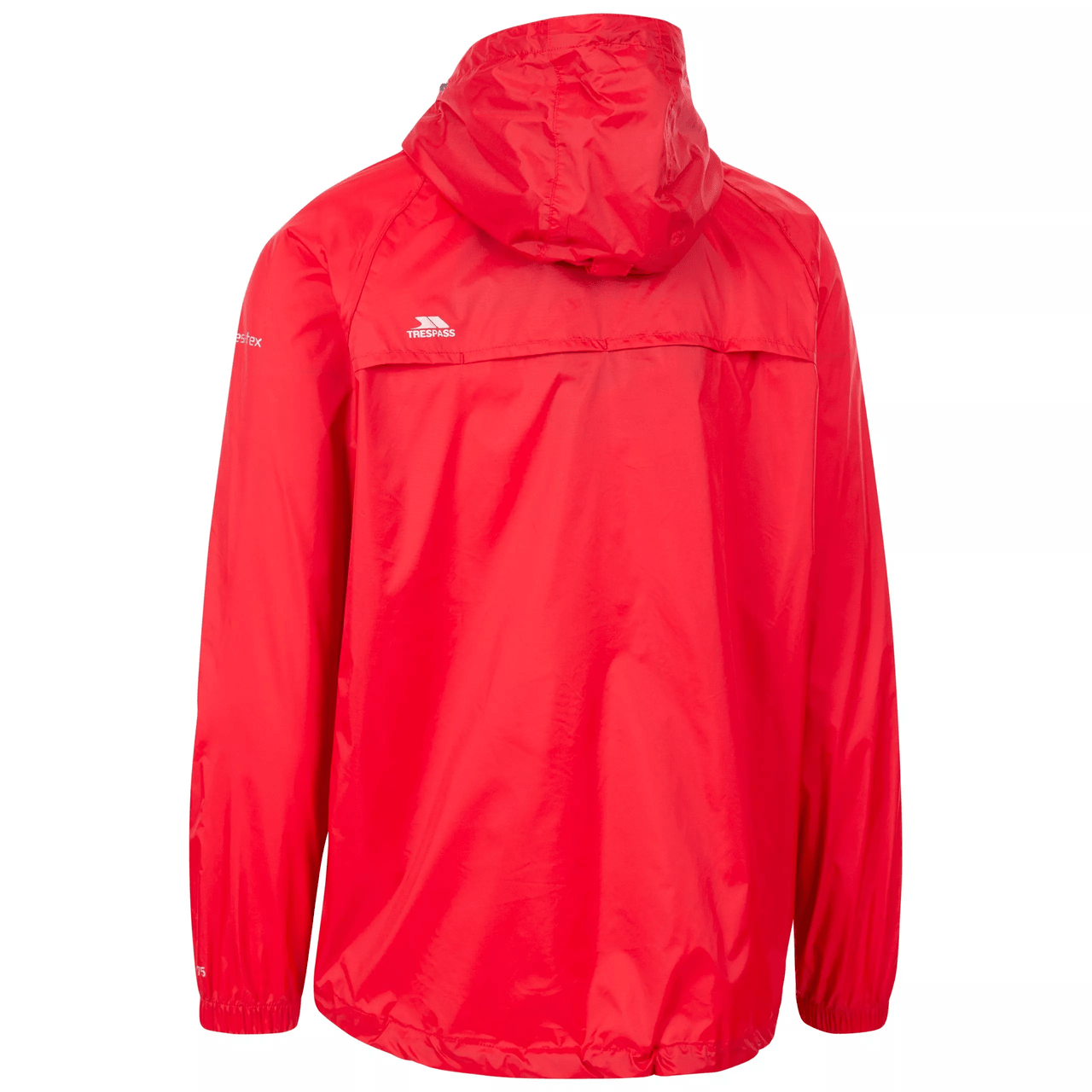 Trespass Unisex Qikpak Packable Waterproof Jacket Red - Renna Clothing