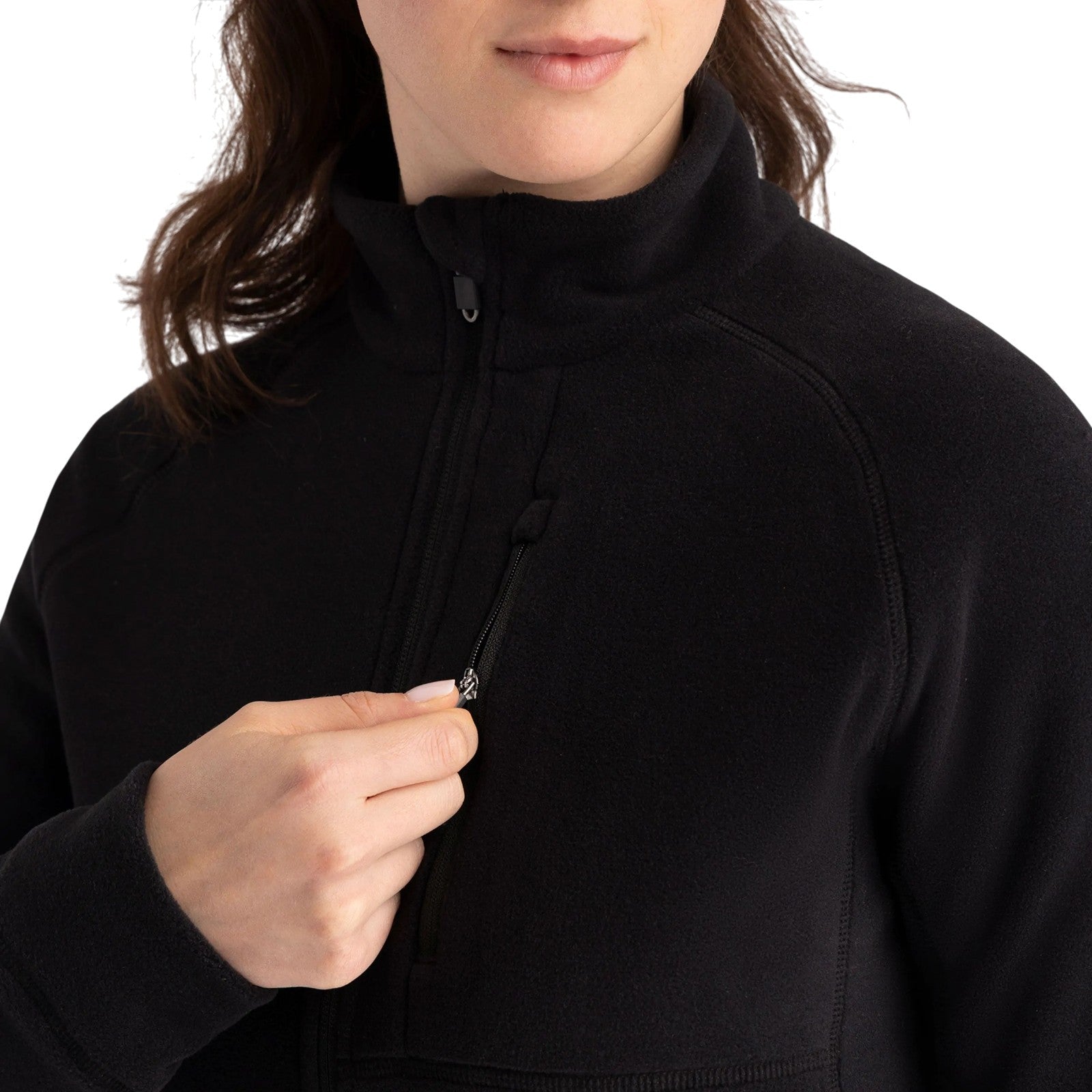Trespass Women’s Script Microfleece Fleece Black - Renna Clothing