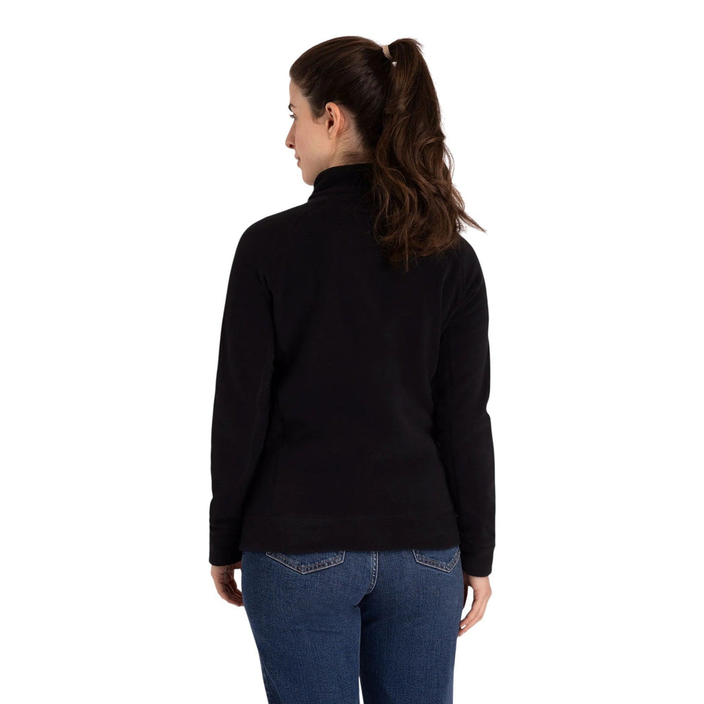 Trespass Women’s Script Microfleece Fleece Black - Renna Clothing