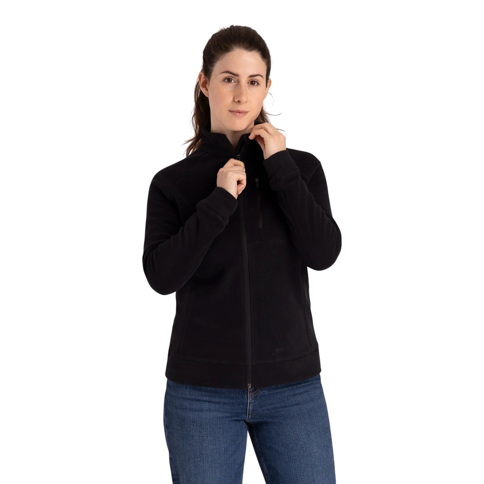 Trespass Women’s Script Microfleece Fleece Black - Renna Clothing