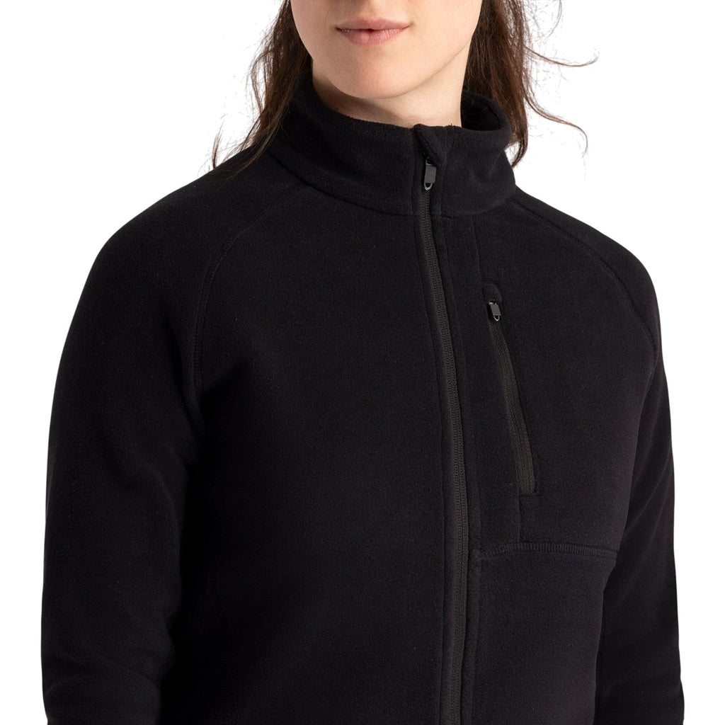 Trespass Women’s Script Microfleece Fleece Black - Renna Clothing