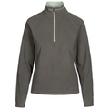 Trespass Women's Skylar Lightweight Half Zip Fleece Herb Green - Renna Clothing