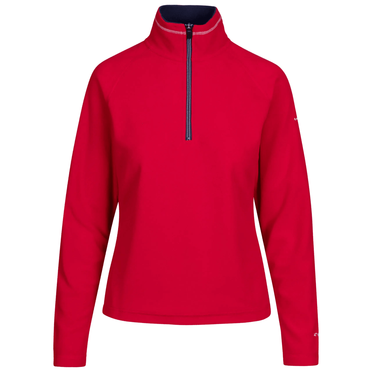 Trespass Women's Skylar Lightweight Half Zip Fleece Red - Renna Clothing
