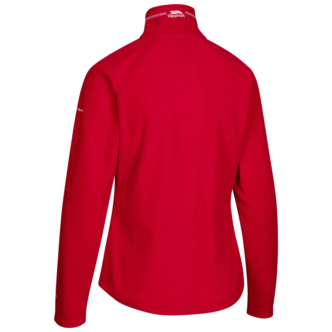 Trespass Women's Skylar Lightweight Half Zip Fleece Red - Renna Clothing