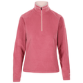 Trespass Women's Skylar Lightweight Half Zip Fleece Rose Blush Pink - Renna Clothing