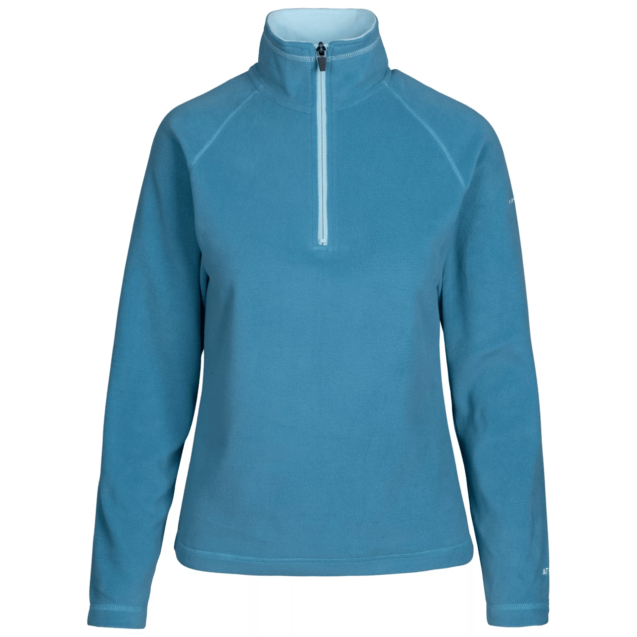 Trespass Women's Skylar Lightweight Half Zip Fleece Storm Blue - Renna Clothing