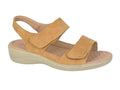 Women's Double Strap Comfort Sandals Beige - Renna Clothing