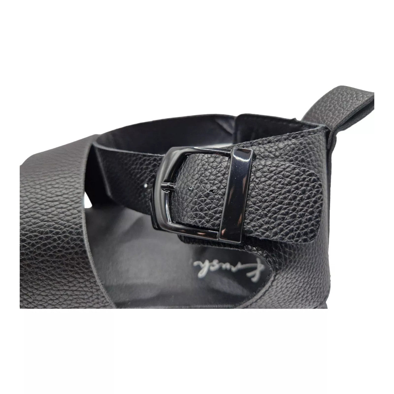 Women's Gladiator Fishermans Sandals Black - Renna Clothing