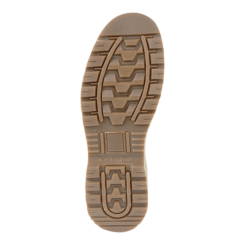 Woodland Leather Hiking Work Boots Dark Brown - Renna Clothing